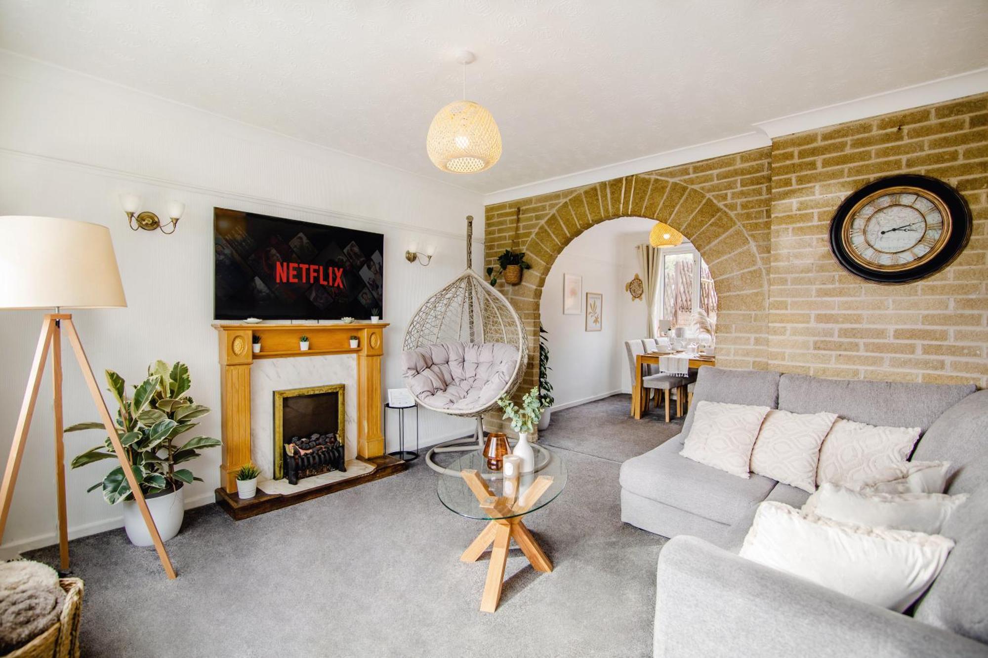 Serene Boho Retreat: White Oak Charm House 7Ppl Sheffield Bagian luar foto