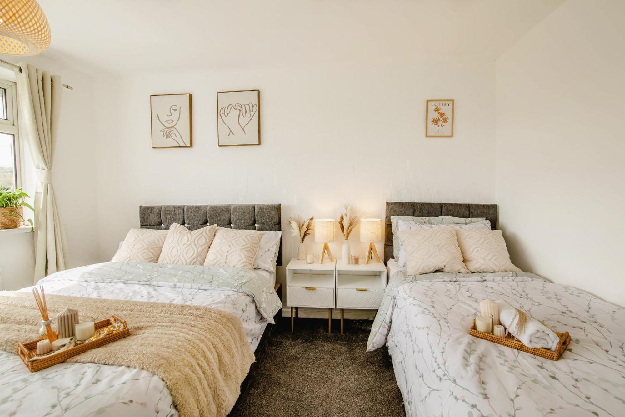 Serene Boho Retreat: White Oak Charm House 7Ppl Sheffield Bagian luar foto