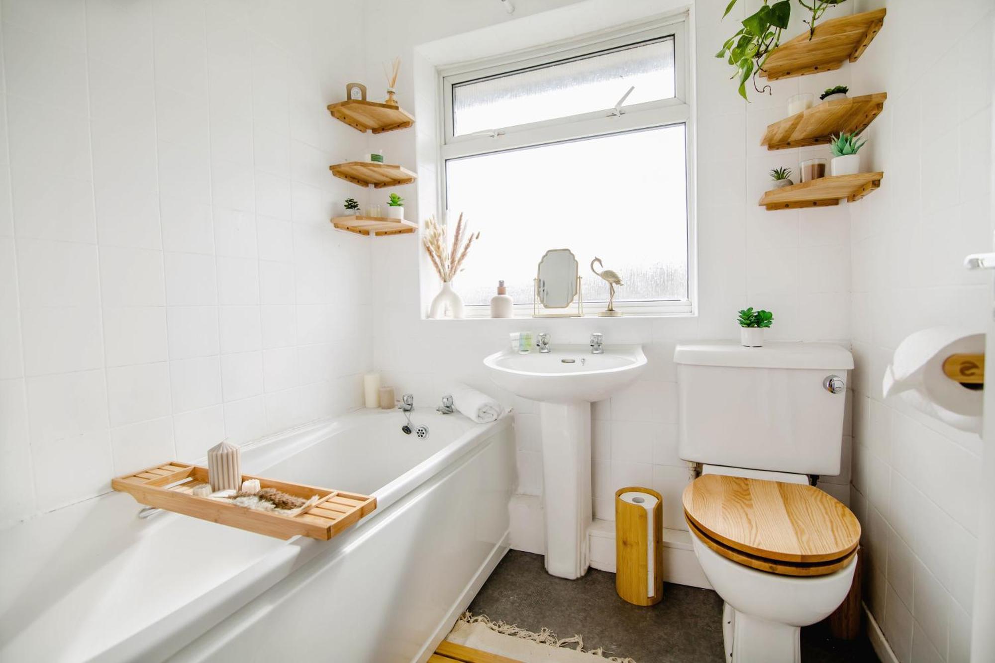 Serene Boho Retreat: White Oak Charm House 7Ppl Sheffield Bagian luar foto